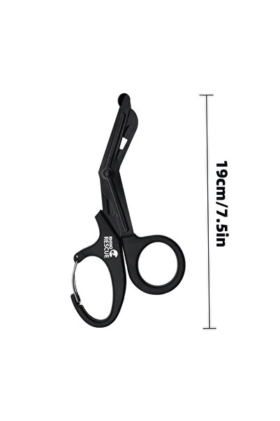 Choice مقص طوارئ طبي من الفولاذ المقاوم للصدأ عالي الجودة مقاس 7.5 بوصة من Rh...