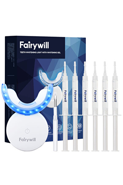 Fairywill AE-L6-CP22 Fairywill Teeth Whitening Kit LED Light W/22% Teeth Whit...
