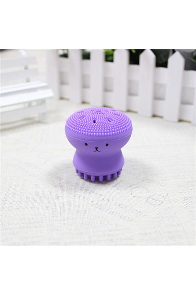 Choice PURPLE Silicone Face Cleansing Brush Facial Deep Pore Skin Care Scrub Cleanser Tool New Mini Beauty