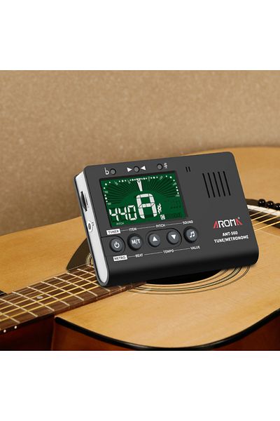 Choice AMT-560 Metronome Tuner for All Instruments - Guitar, Bass, Violin, Ukulele, Trumpet, Chromatic, Cla