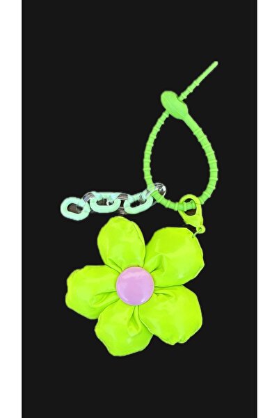 Omarder Deri Flower Bag Charm