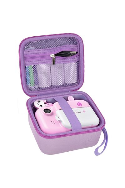 Choice Lavender Kid Camera Case Compatible with Instant Camera for Kids Digital Video Cameras Storage Holde