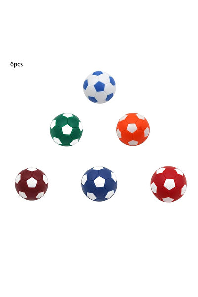 Choice خلط الألوان 6 قطع 6 قطع جديدة تمامًا 32 مم كرة قدم طاولة لعبة كرة قدم ...