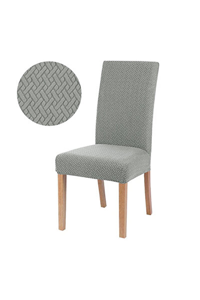 Choice 1 قطعة 04 غطاء كرسي مرن من الجاكار لغرفة الطعام، أغطية كراسي مطبخ سميك...