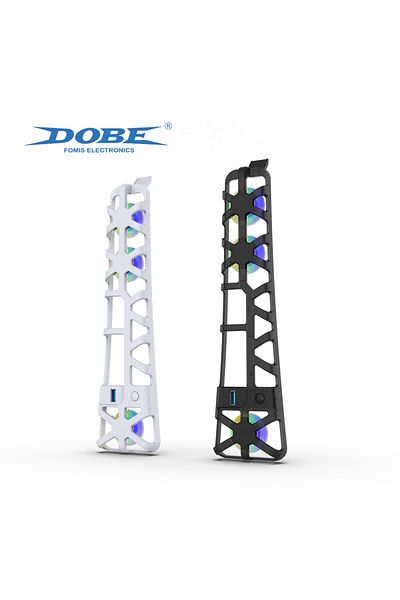 Choice Black Dobe Ps5 Slim Cooling Fan For Playstation 5 Slim Disc Edition/digital Edition With Rgb Lightin