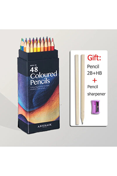 Choice 48 Colors 12-72 PCS Wooden Colored Pencils Set Art Supplies For Artist...