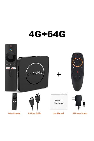 Choice EU Plug 4G 64G Voice Remot Q10 Android14 8K HDR10+ Smart TV Box Allwinner H313 128G Dual Wifi BT5.0