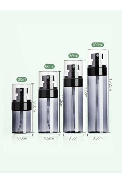choice2 زجاجة بخاخ رمادية فاتحة سعة 80 مل، زجاجة سفر سعة 30 مل، زجاجة 60 مل، زجاجة 80 مل، زجاجة 100 مل، زجاجة ترطيب فائقة النعومة
