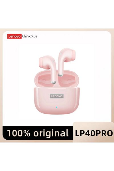 Choice LP40PRO pink Original Lenovo LP40 Pro TWS Earphones Wireless Bluetooth 5.1 Sport Noise Reduction Hea