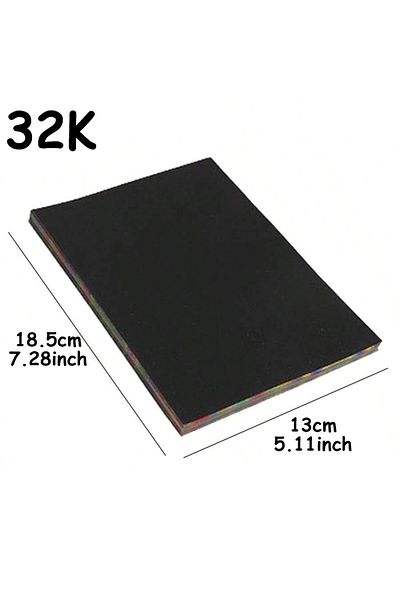 Choice 20pcs 32K 20pcs 16/32K Black Scratch Paper DIY Creative Painting Scraping Paper with Bamboo Stick Co