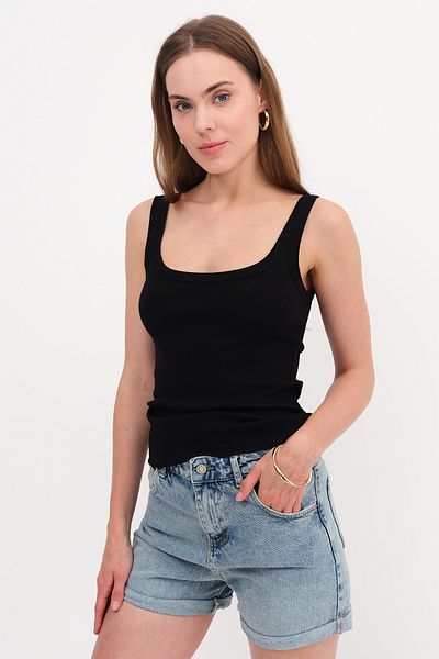 Addax U Neck Basic Undershirt A0336