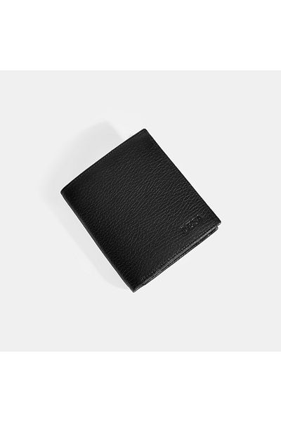 Desa Men's Black Leather Wallet