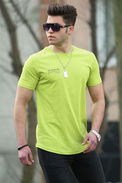 Madmext Ανδρικό T-Shirt Green Basic 4511