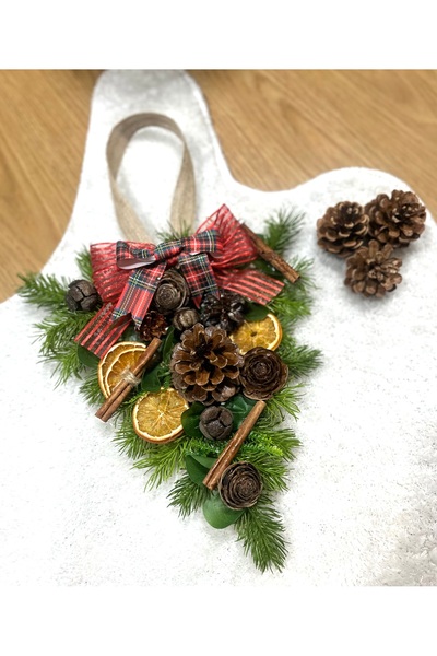 Marrone Kozalak Portakal Tarçın Kapı ve Duvar Dekoru