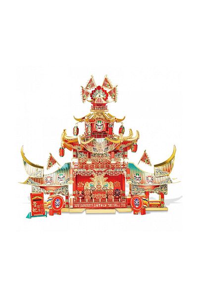 ROKR Piececool 3D Puzzle, Ancient Theater Stage, Metal, 174 pieces