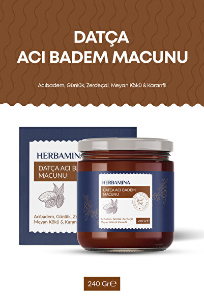 Herbamina Datça Acı Badem Macunu 240 Gr