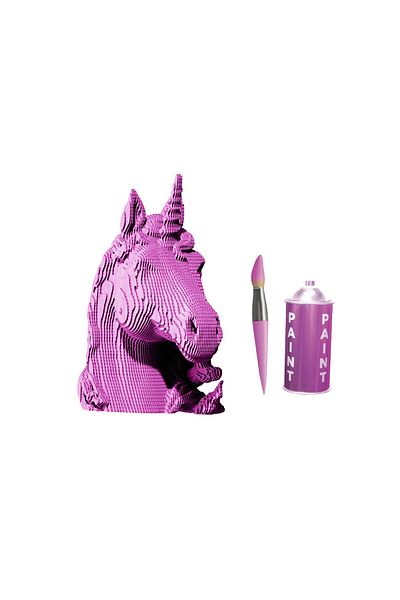 ROKR 3D Puzzle, UNICORN, Cardboard, 65 pieces
