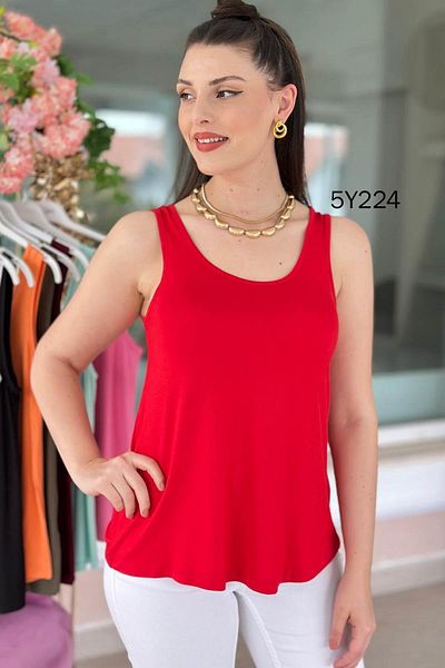 İnce Topuk Belly Concealing Silky Viscose Undershirt 5Y224