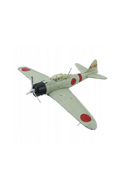 ROKR Puzzle 3D Piececool, MITSUBISHI A6M ZERO, Metal, 29 piese