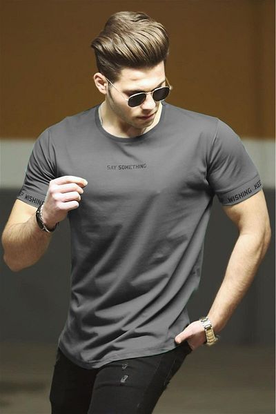 Madmext Geräuchertes Herren-T-Shirt 4461