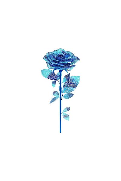ROKR 3D puzzle, Blue Rose, Piececool, metal, 15 pieces