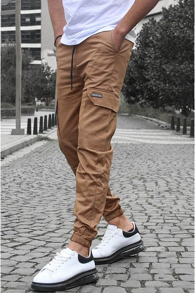 Madmext Παντελόνι Jogger Pocket Cargo καφέ 5437