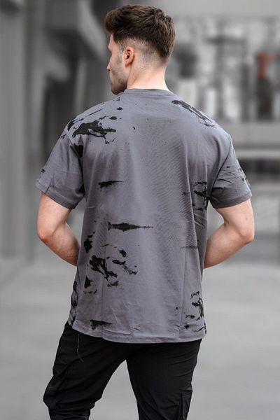 Madmext Smoked Over Fit Herren T-Shirt 5207