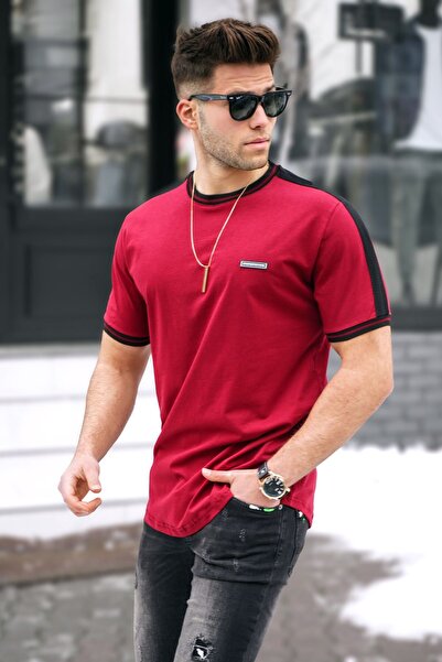 Madmext Ανδρικό μπλουζάκι Claret Red 5374