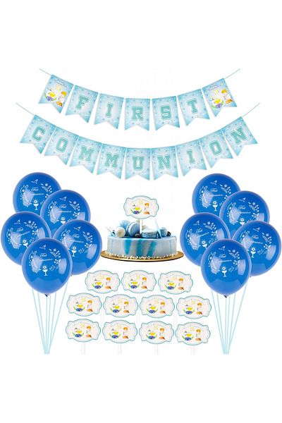 Colofalla birthday set, paper/latex, multicolor, 23 pieces