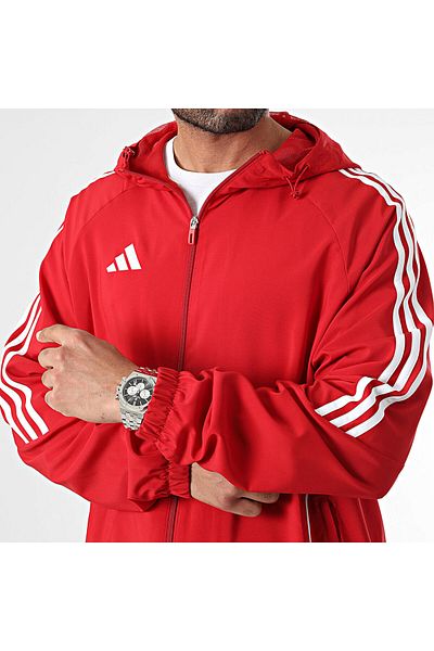 adidas Ανδρικό αντιανεμικό ποδοσφαίρου Tiro24 Wb IM8809 Κόκκινο