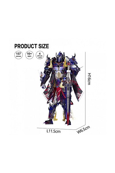 ROKR Piececool 3d Puzzle, Titanium, Metal, 157 Pieces