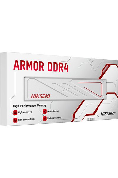 Hiksemi Armor Ddr4 3600Mhz 8Gb Hsc408U36E2 White Pc Ram