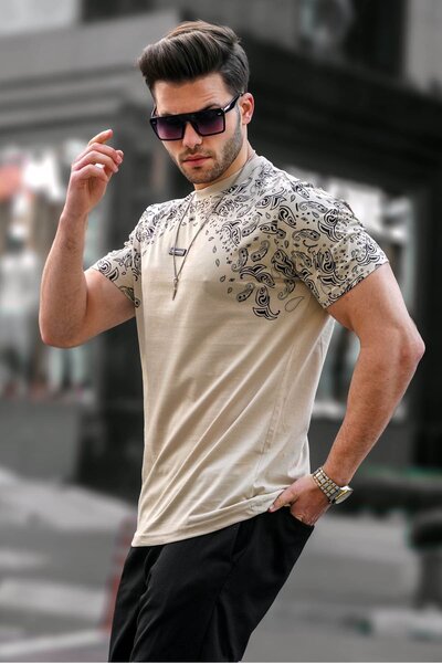 Madmext تي شيرت بيج رجالي 5354