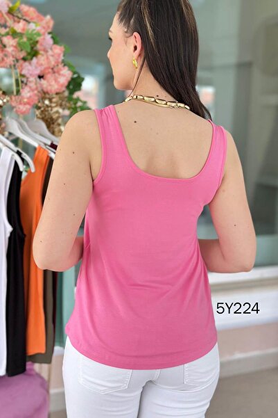 İnce Topuk Belly Concealing Silky Viscose Undershirt 5Y224