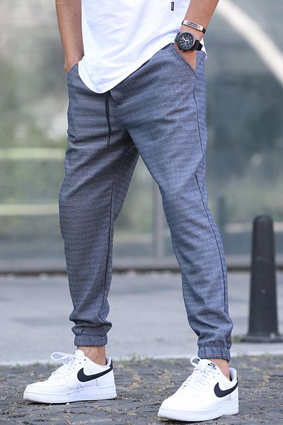 Madmext Indigo Slim Fit kocogó nadrág 5472