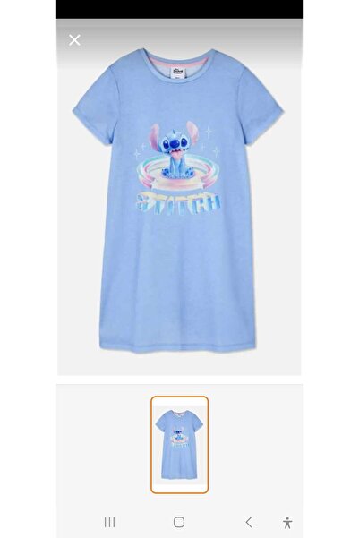 Kids Baskılı %100 Pamuk Çocuk Elbise