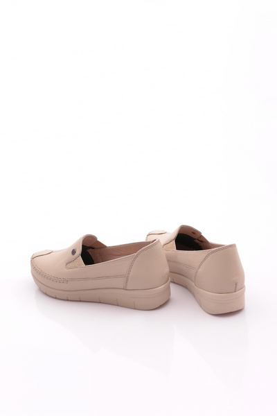DGN Women's Comfort Shoes Genuine Leather Beige 31123998