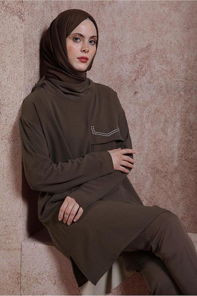 Alvina LAPEL TIE TUNIC 44438