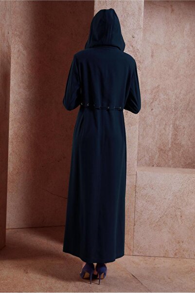 Alvina 1457 Модель з капюшоном і блискавкою, прикрашена падубовим візерунком