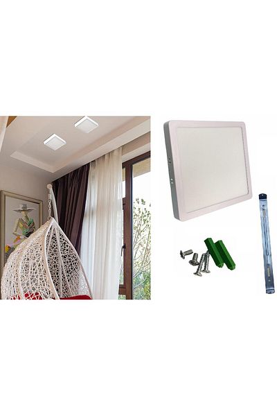 Cata 18W White S.Ü.Kare Led Panel (White Case)