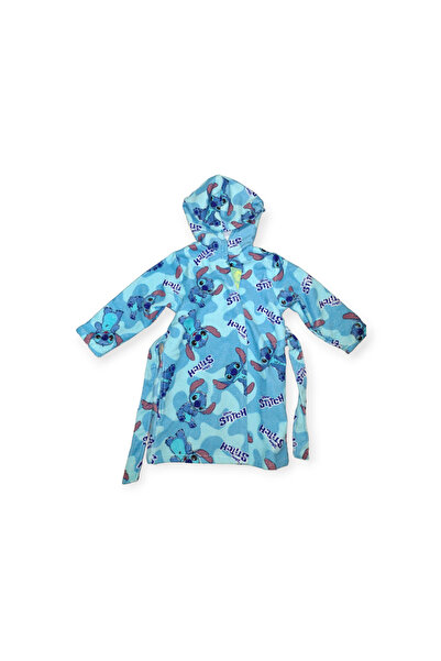 Stitch Children's bathrobe, hood and side pockets, multicolor, age 5-6 years,...