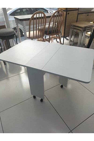 güneyahşapmobilya 60 CM ÇOK AMAÇLI SEHPA BEYAZ