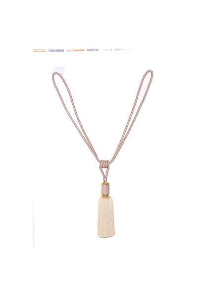 Homelux Decorative Tassel for Curtains and Drapes, Moss m172 cream/pink