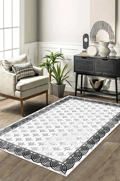 Halise Home Kaymaz Taban Yıkanabilir Baskılı Halı Yolluk