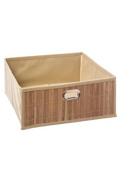 5FIVE Natural Bamboo Storage Basket (31 x 15 cm)