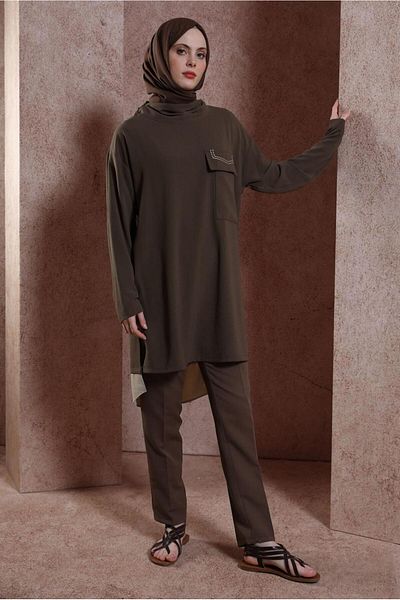 Alvina LAPEL TIE TUNIC 44438