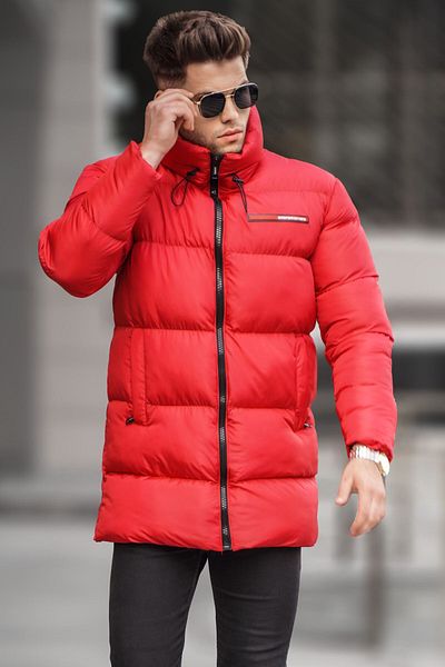 Madmext Red Basic Puffer Jacket 5776