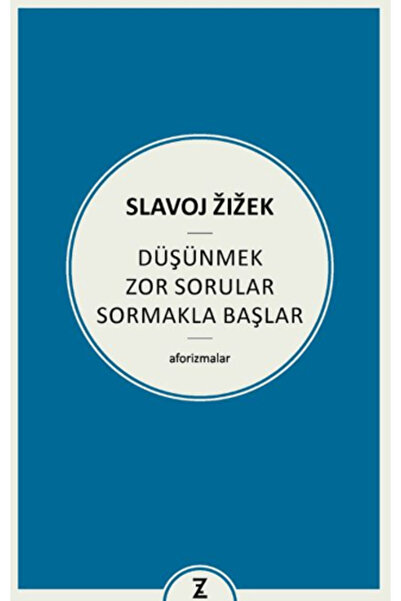 Zeplin Kitap Düşünmek Zor Sorular Sormakla Başlar