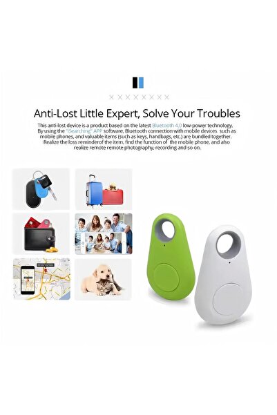 Generic Bluetooth Anti-Lost Smart Tracker White