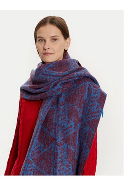 Lacoste unisex scarf RE0804-00 blue
